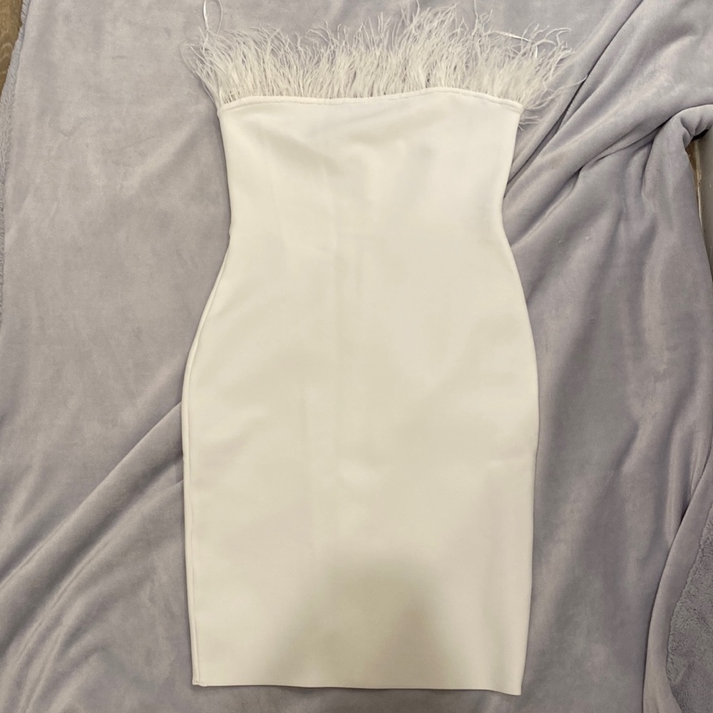 Vici feather dress, never worn